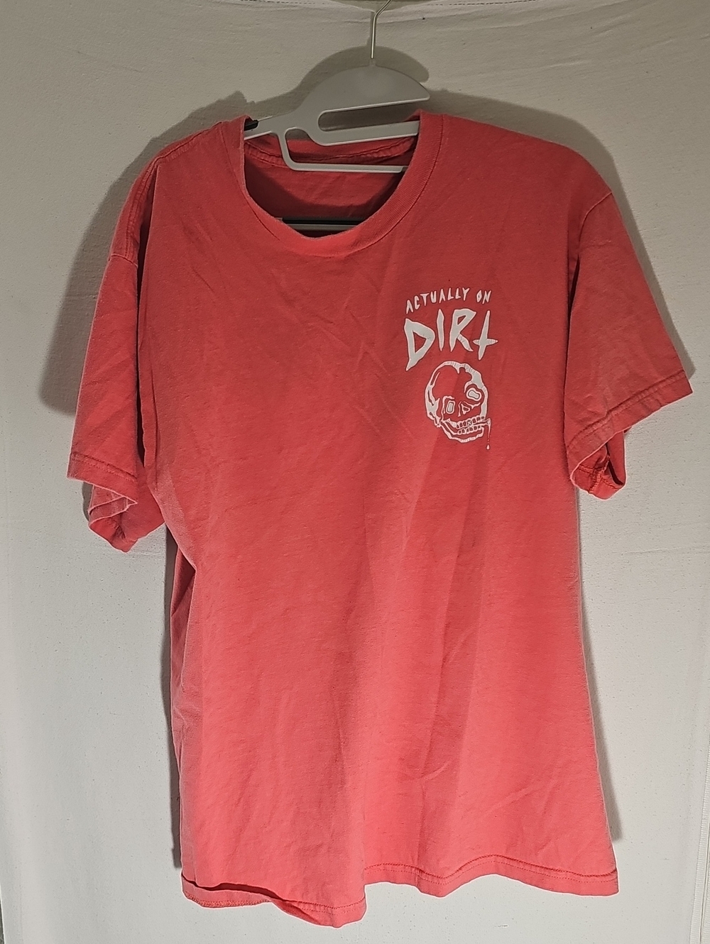 Actually On Dirt Coral Graphic Tee - Unbranded